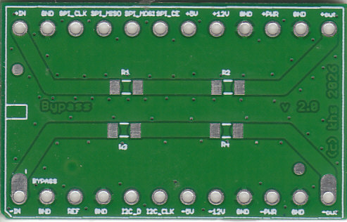 analog::blocks dual 50 Ohm Transmission Line Board with two analog signal paths