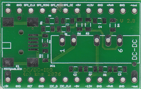 analog::blocks USB Power Prototype Board for direct 5 V or isolated bipolar DC/DC configurations